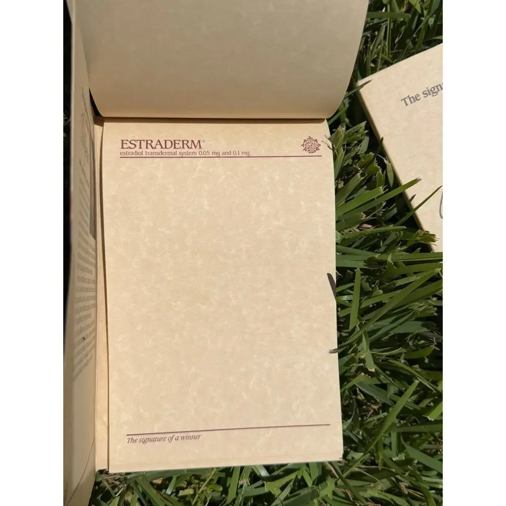 Vintage 1987 CIBA Estraderm The Signature of a Winner Thomas Jefferson Lot of 2